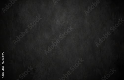 Black chalkboard. Generative AI