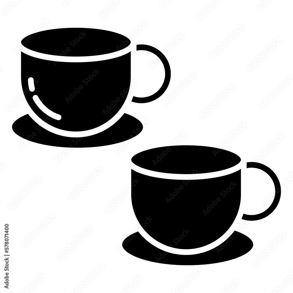 Obraz premium Cup and icon