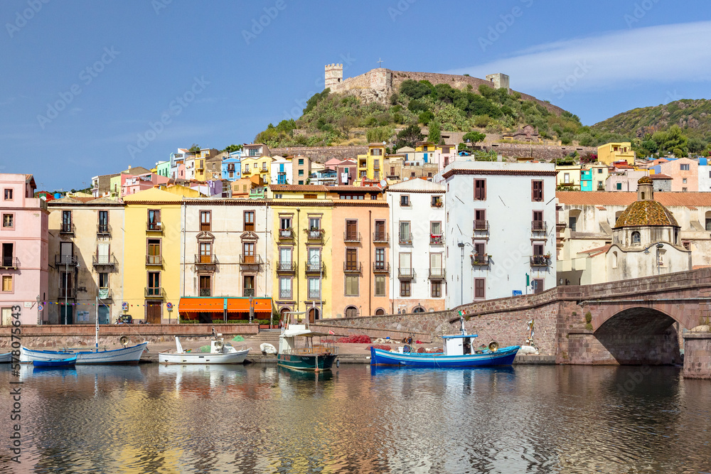 Colorful town of Bosa