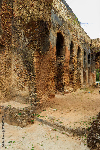 Ruins of Mtoni palace in Zanzibar  Tanzania