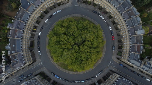 green roundabout 