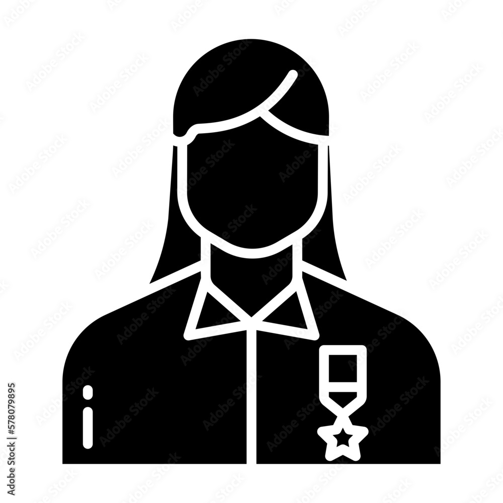Obraz premium Guide Female icon