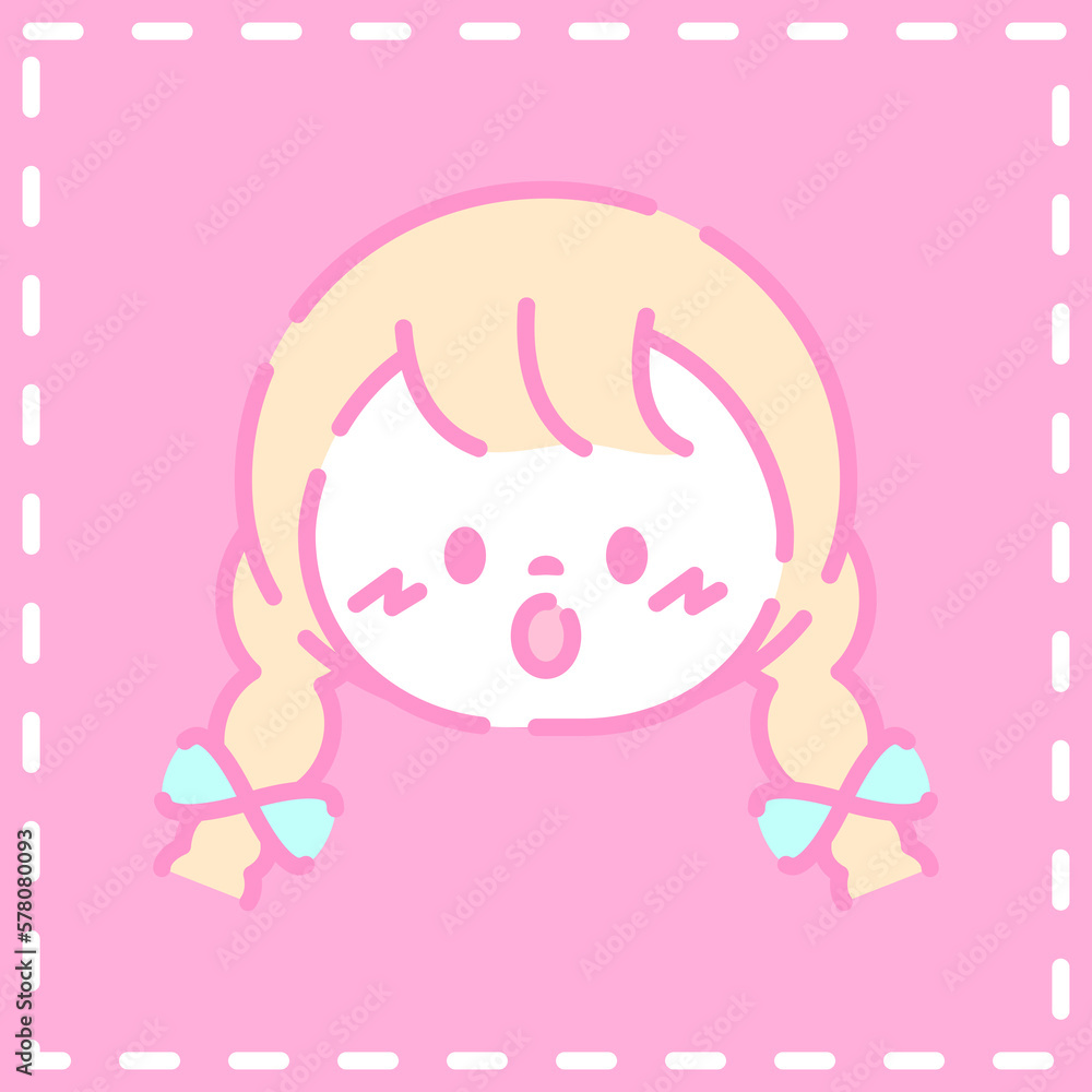 レトロなキャラクター風アイコン♪