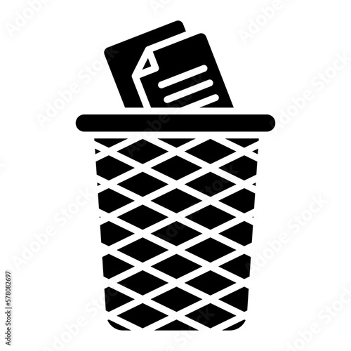 Trash can icon