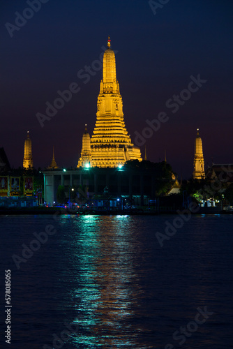 Temple of Dawn or Temple of Dawn Wat Arun in Bangkok  Thailand