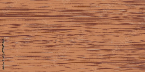 Uniform cedar wood grain texture with horizontal veins. Vector wooden background. Lining boards wall. Dried planks. Painted wood. Swatch for laminate