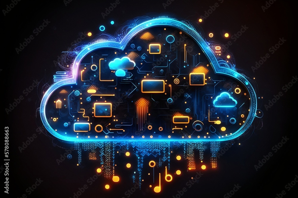 Cloud technology with Generative AI technology