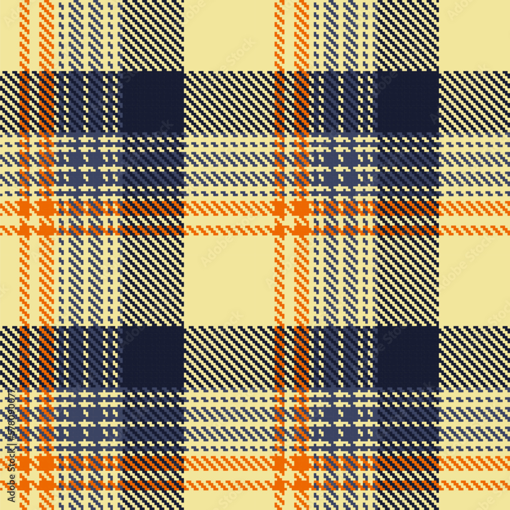 Yellow checkered pattern in a strong contrasting version