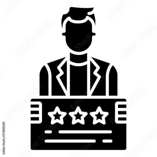 presidential candidate  icon