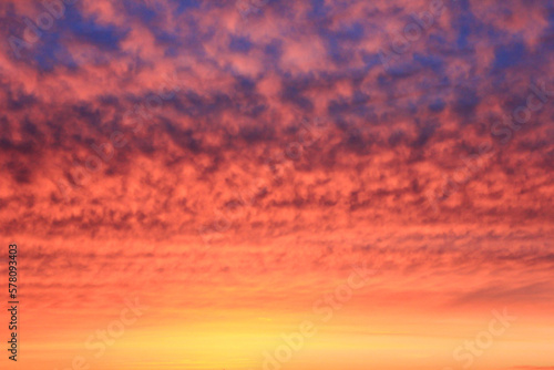 Colorful sunset. Soft natural background. © goncharovaia