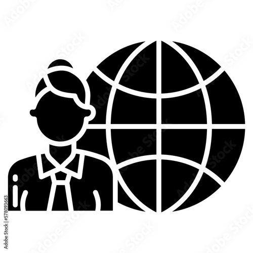 Globle Woman icon