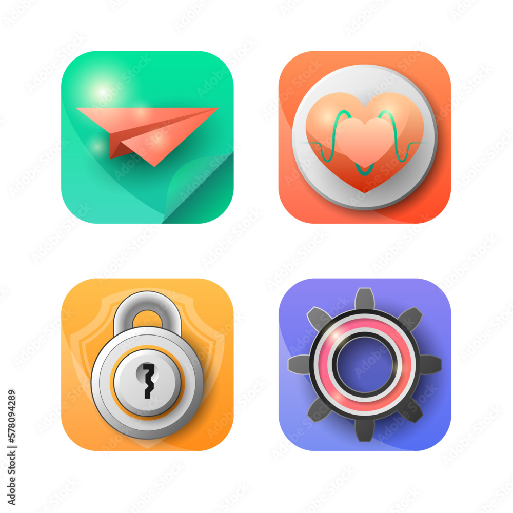 Set Abstract Gradient Square Collection Icons Symbols Signs Shadow Logotype Vector Design Style User Interface Elements Neumorphic Ui Ux Kit Set Abstract Gradient Square Collection Icons Symbols Signs Shadow Logotype Vector Design Style User Interface Elements Neumorphic Ui Ux Kit