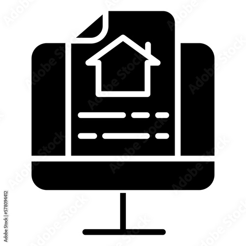 Online home search icon
