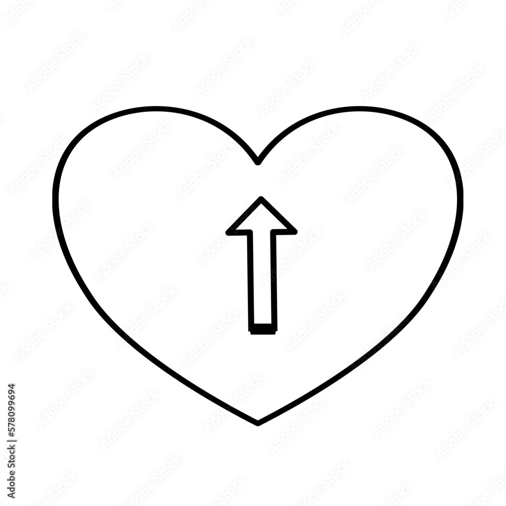 heart with arrow heart with arrow