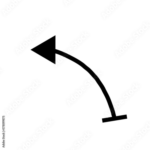 3d render of an arrow pointing up