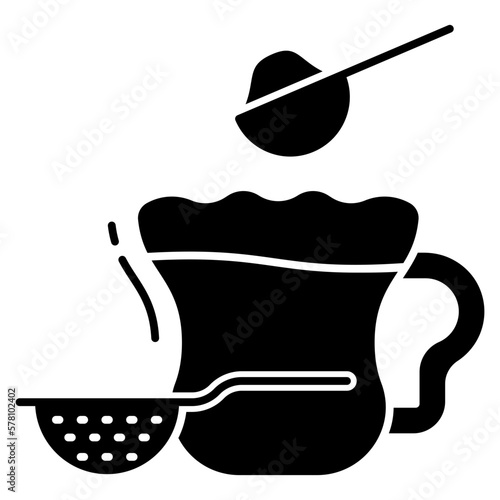tea brewing icon