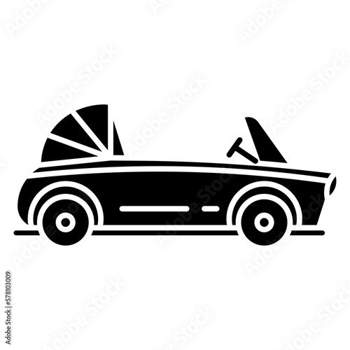 convertible car icon