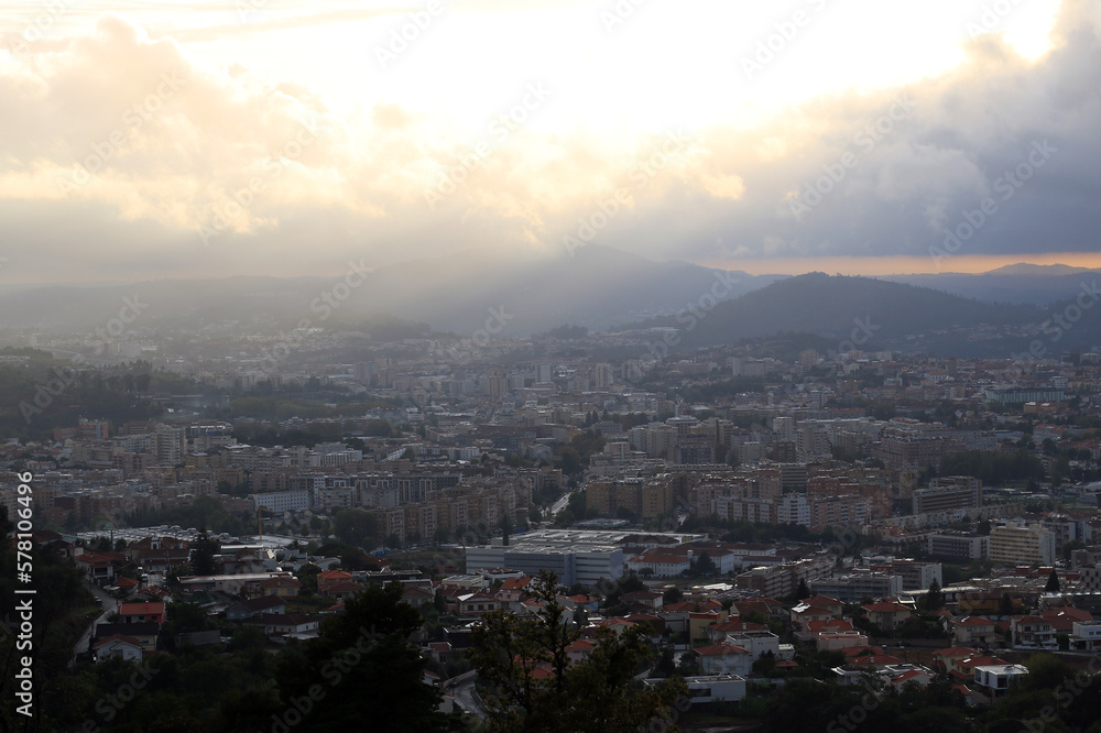 View over Braga, Portugal
