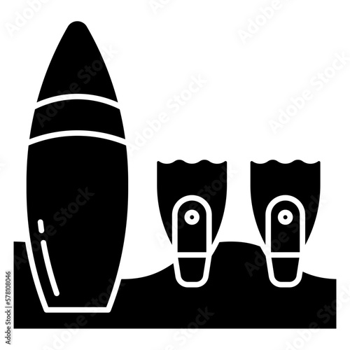 surfing gear icon