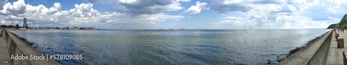 Panorama Morza Bałtyckiego z Gdyni