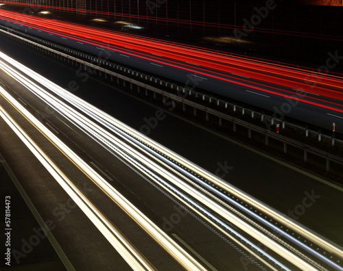 night light motorway