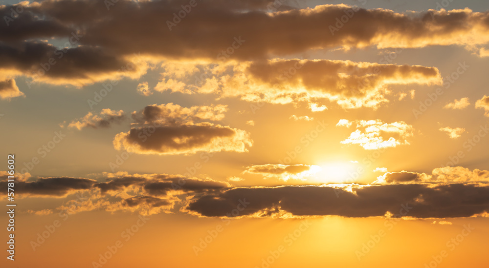 Fototapeta premium sky replacement sunrise orange sky