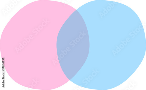 Venn Diagram Two Circles Overlapping