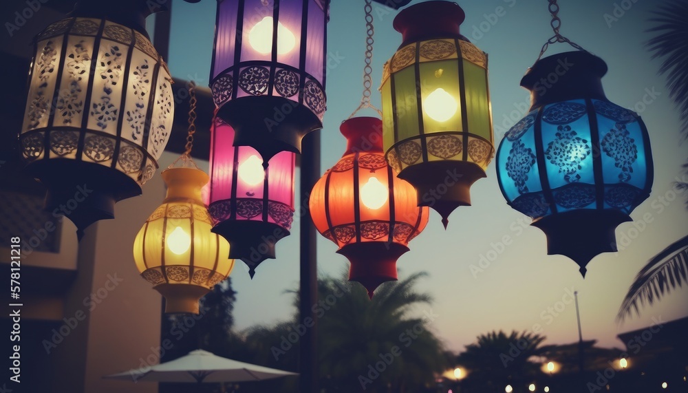 Obraz premium Ramadan lanterns 