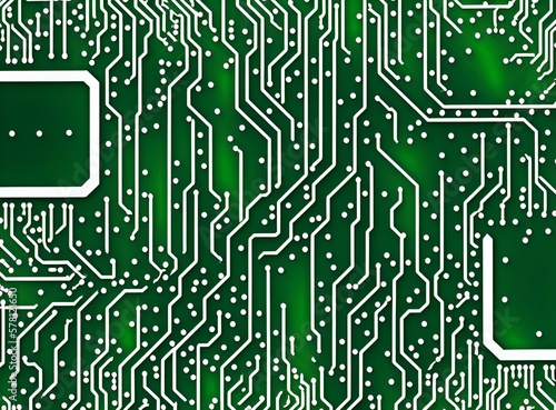 Circuit, Computer Chip, Circuit Board Futuristic Concept, Generative AI