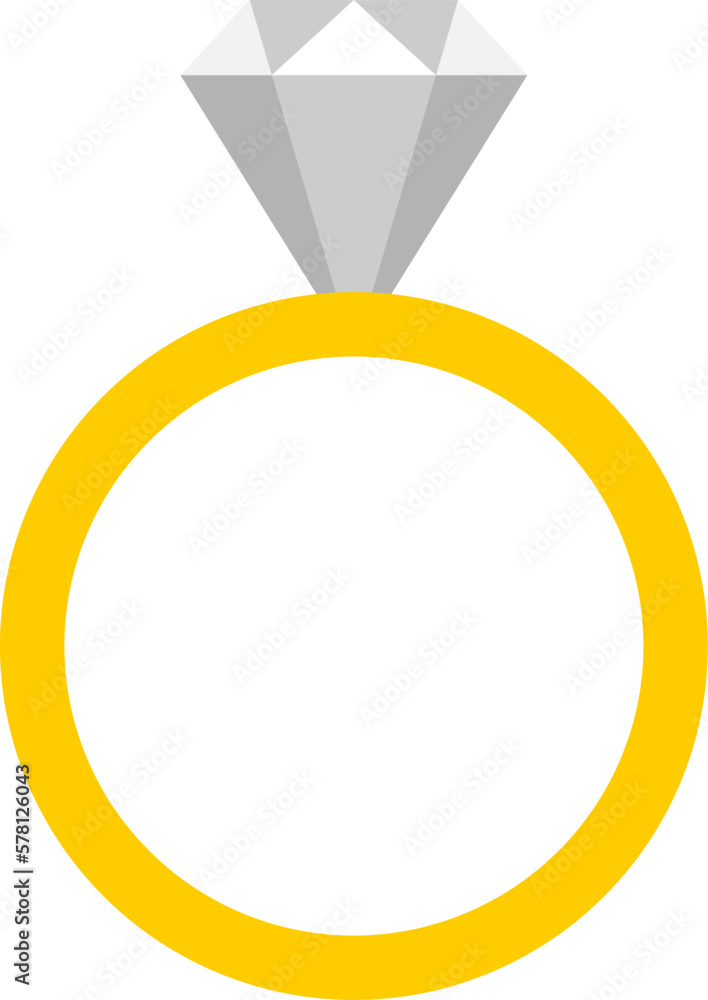 Diamond Ring Wedding Marriage Proposal Valentine's Day Love Symbol Icon. Vector Image. Diamond Ring Wedding Marriage Proposal Valentine's Day Love Symbol Icon. Vector Image.