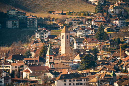 View of Eppan in South Tyrol, Italy