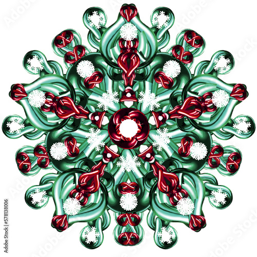 Luxury ornamental mandala for Henna, Mehndi, tattoo, decoration, Decorative ornament in ethnic oriental style, Template for textiles, curtains, clothes, shirts, scarves, pillows, and wallpaper.
