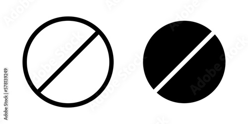 Pill icon template