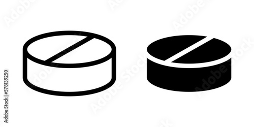 Pill icon template