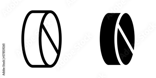 Pill icon template