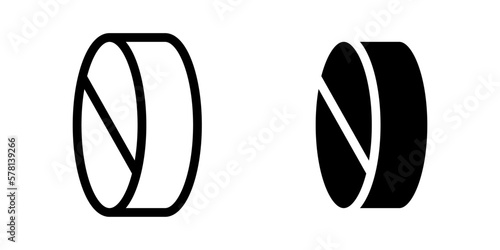 Pill icon template