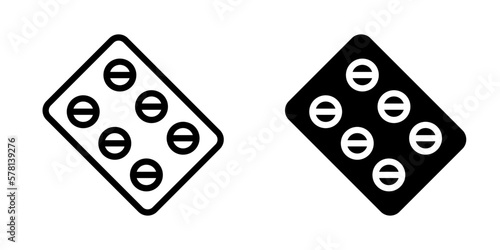 Pill icon template