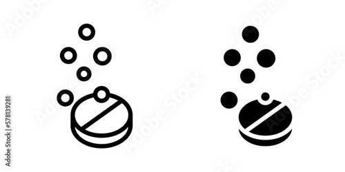Pill icon template