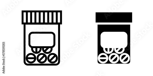 Pill icon template