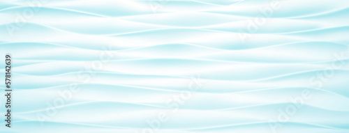 Abstract background with wavy surface in light blue colors