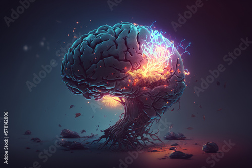 Conceptual of brainstorm.