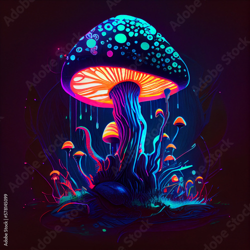 Psychedelic Mushrooms © Lea