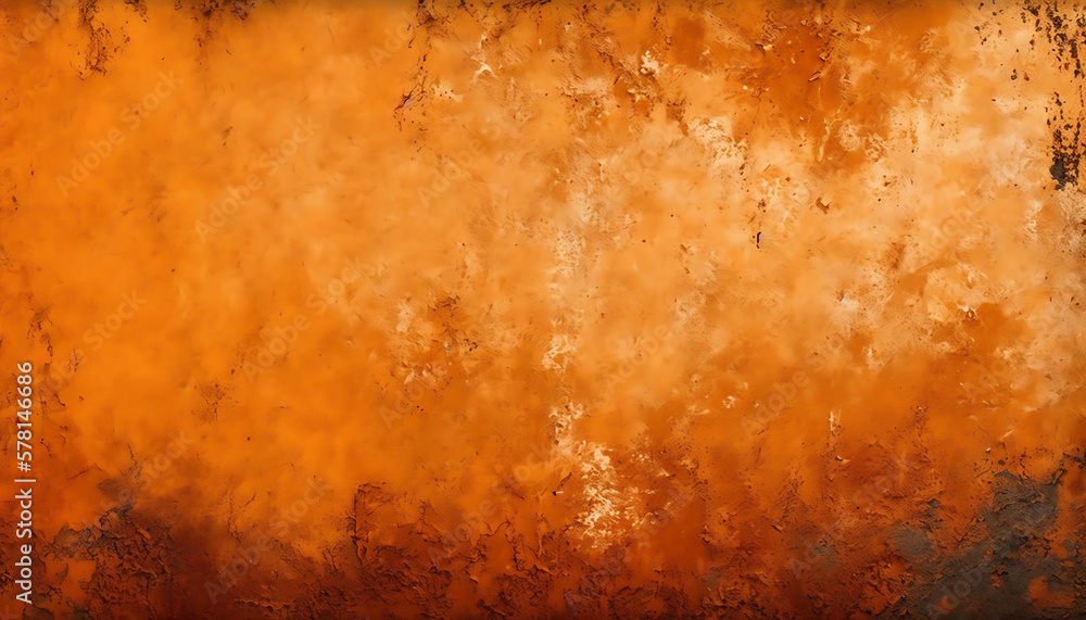Dark rusty orange toned background, Grunge rusty orange background, Texture of decorative plaster on a concrete wall, rusty orange texture of rough grained surface Dark rusty orange toned background, Grunge rusty orange background, Texture of decorative plaster on a concrete wall, rusty orange texture of rough grained surface