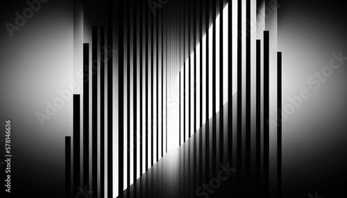 black and white pattern wallpaper desktop background Generative AI, Generativ, KI