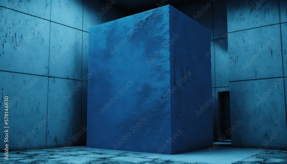 blue wall in a room house stone Generative AI, Generativ, KI
blue wall in a room house stone Generative AI, Generativ, KI