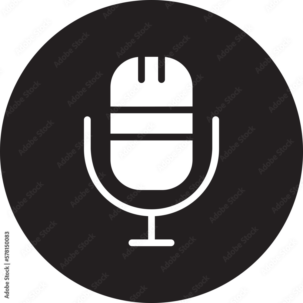 microphone glyph icon microphone glyph icon