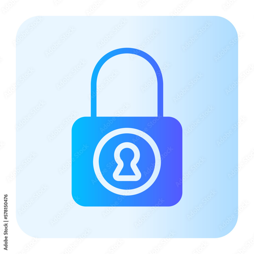 padlock gradient icon padlock gradient icon