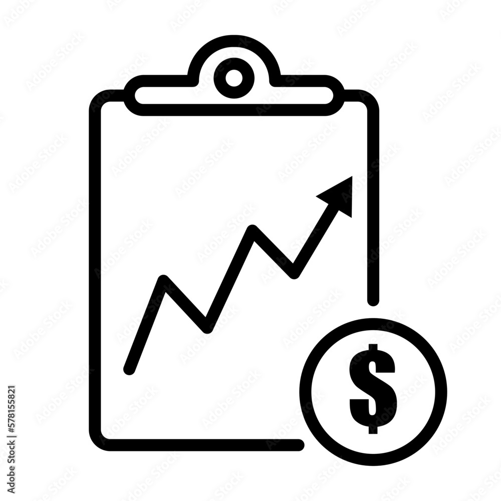 Icono de crecimiento económico. Análisis de datos. Estadísticas de negocio, ventas. Ilustración vectorial Icono de crecimiento económico. Análisis de datos. Estadísticas de negocio, ventas. Ilustración vectorial