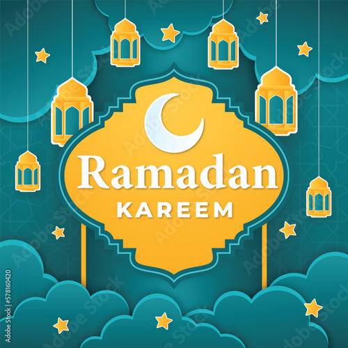 ramadan kareem islamic background design with arabic style and arabian pattern, eid mubarak, hari raya, eid fitr, eid adha, hajj, umrah