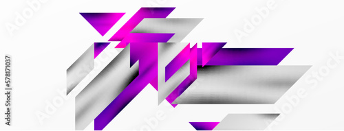 Modern trendy minimalist abstract background. Geometric pattern design, 3d and shadow effects. Vector Illustration